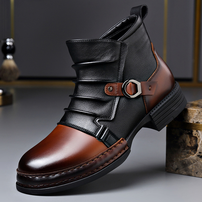 Street Fashion Designers - Autumn Winter Retro Ankle Boots for