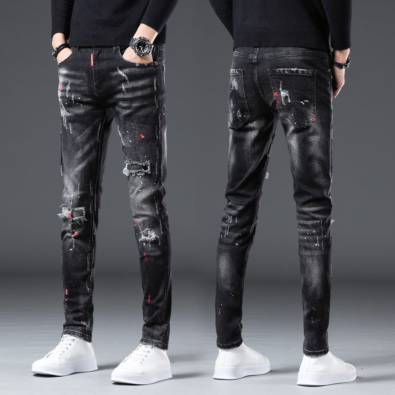 Distressed Jean Rip - New Arrival Spring Autumn Denim Jeans