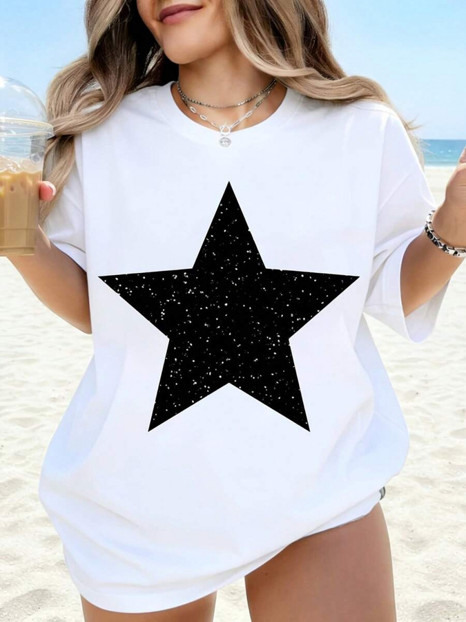 Street Fashion Trends 2025 - New Fashion Apparel, White Graphic T‑Shirt