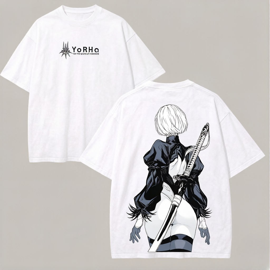 2026 Summer Anime NieR Automat - Street Fashion Logo ulasan dan harga