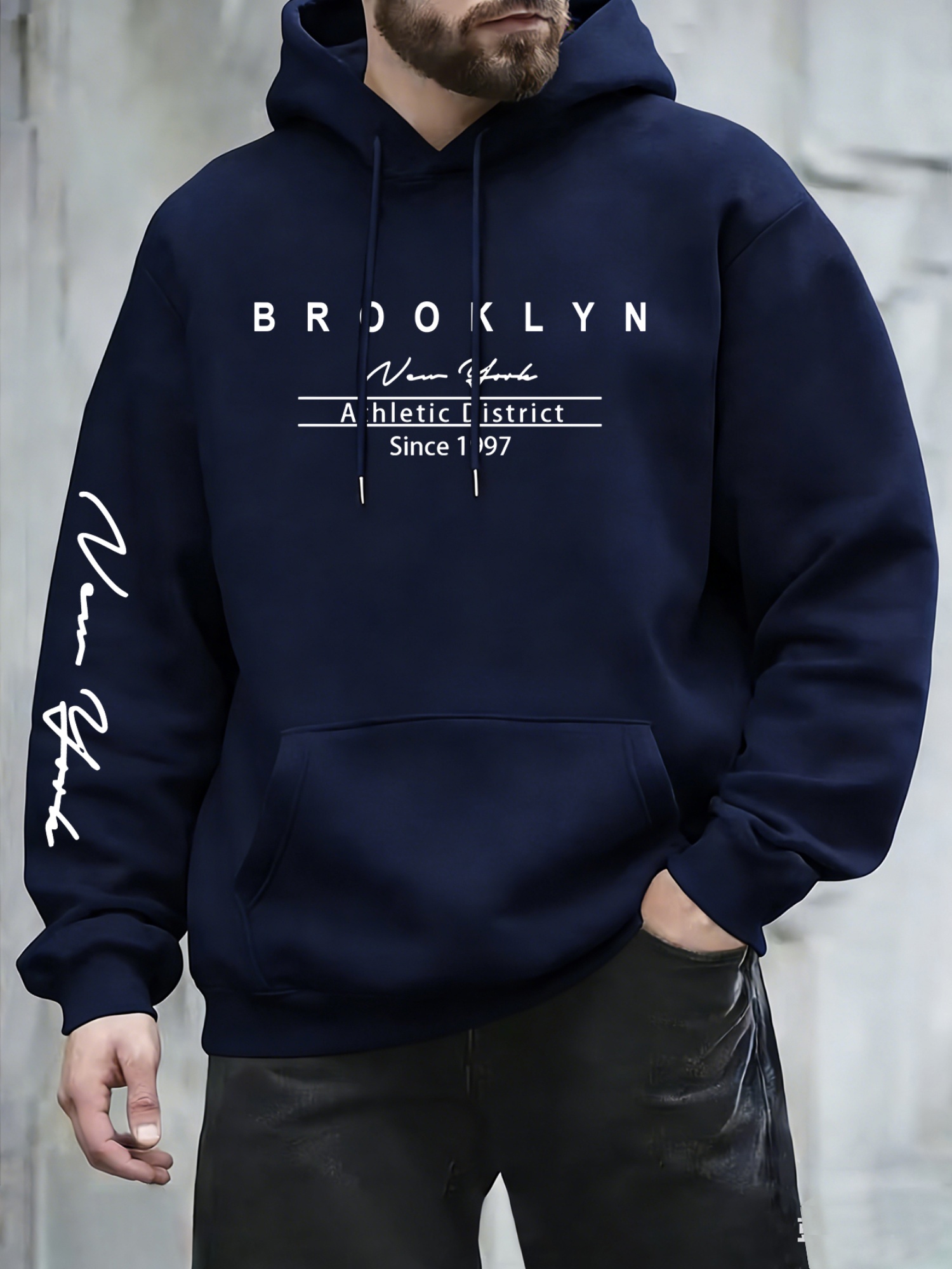 Urban fashion men's hoodie on  - Street Fashion In New York ulasan dan harga