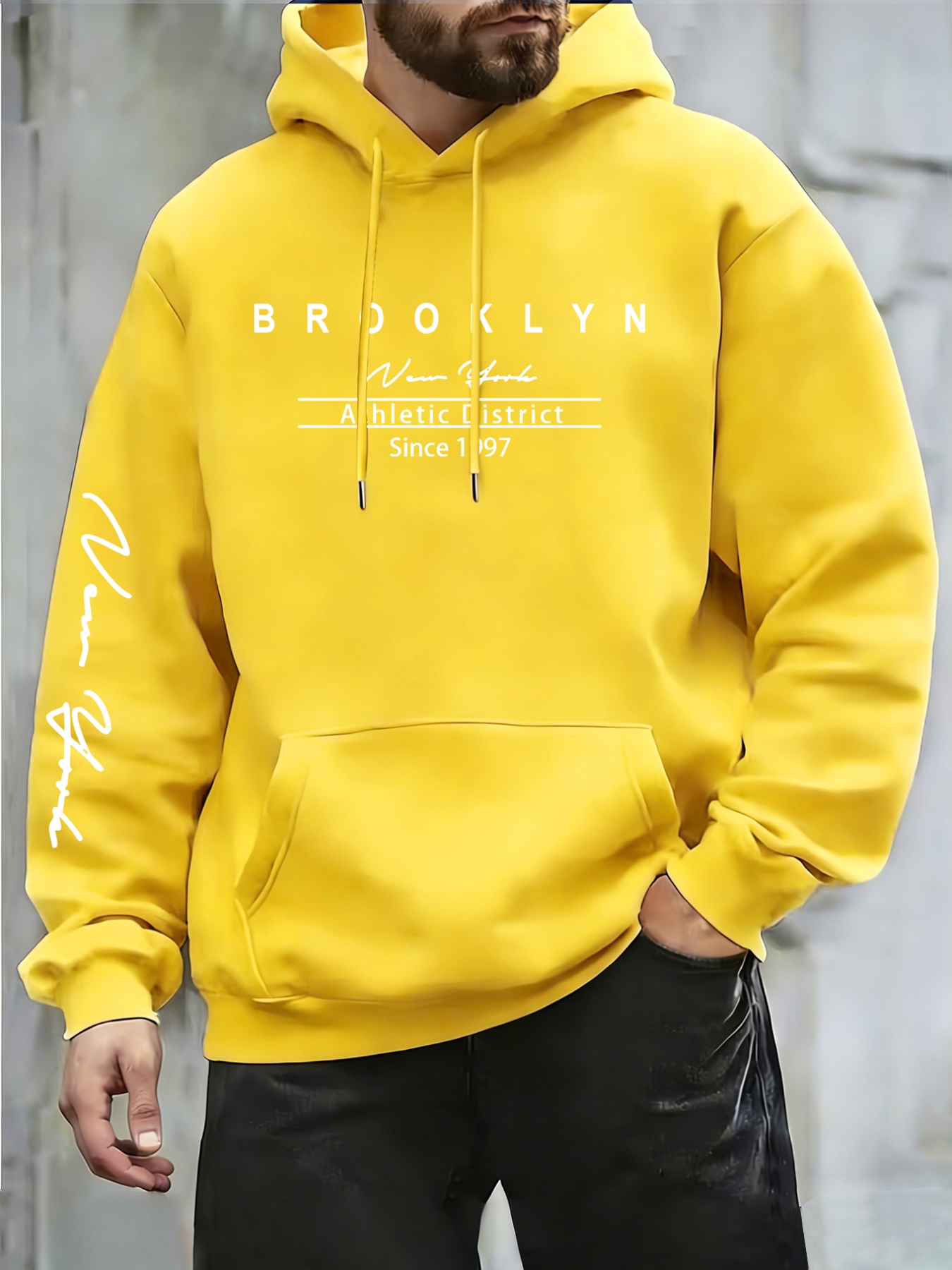 Urban fashion men's hoodie on  - Street Fashion In New York ulasan dan harga