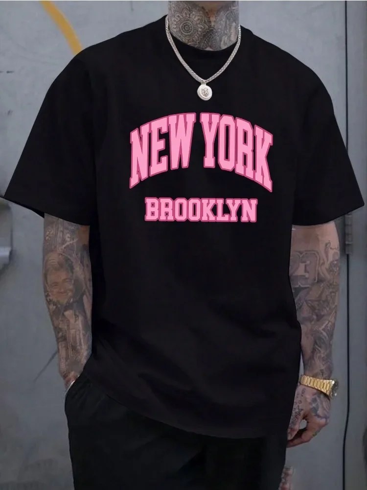 Men Summer Cotton Short Sleeve - Street Fashion In New York ulasan dan harga