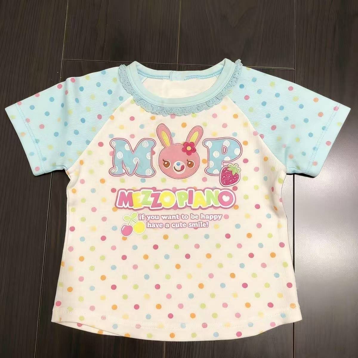 Vintage Kawaii Cute Short Slee - Street Fashion Women ulasan dan harga