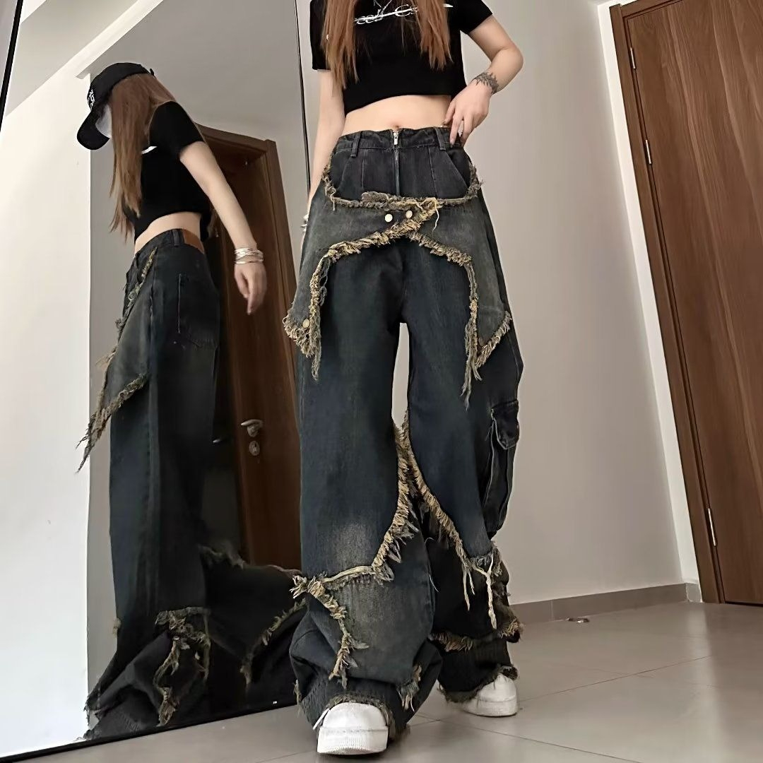 2025 Chic Gothic Pockets Zippe - Street Fashion Trends 2025 ulasan dan harga
