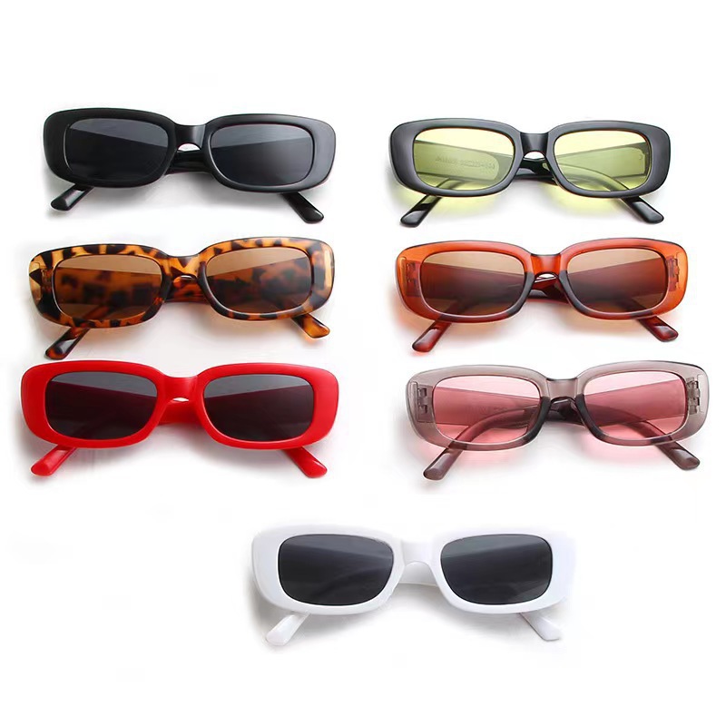 New Small Rectangle Sunglasses - Street Fashion Photo ulasan dan harga