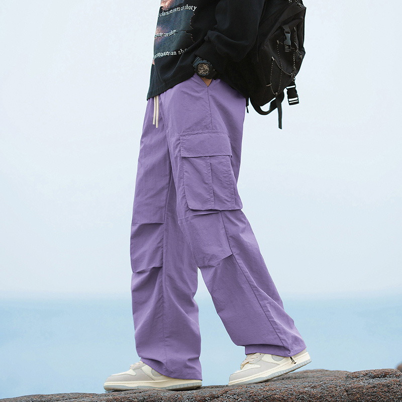 Summer Men's Loose Cargo Pants - Cargo Pant Wide ulasan dan harga