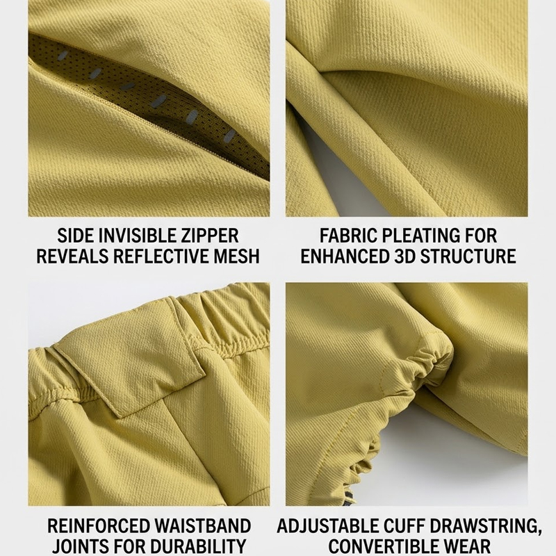 Unisex Water-Repellent Softshe - Cargo Pant Wide ulasan dan harga
