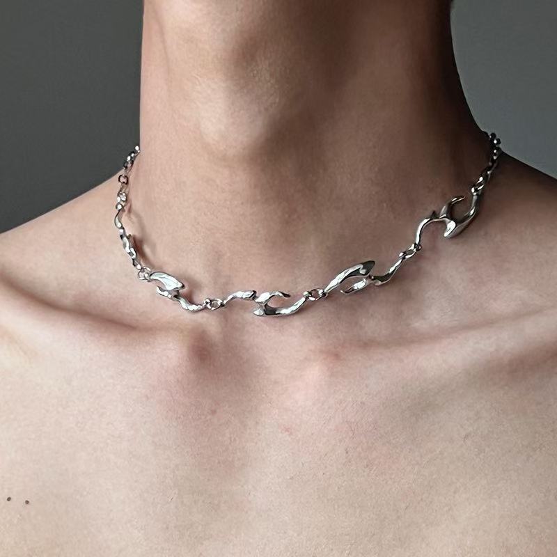 Irregular Shaped Metal Necklac - Street Fashion Trends 2025 ulasan dan harga