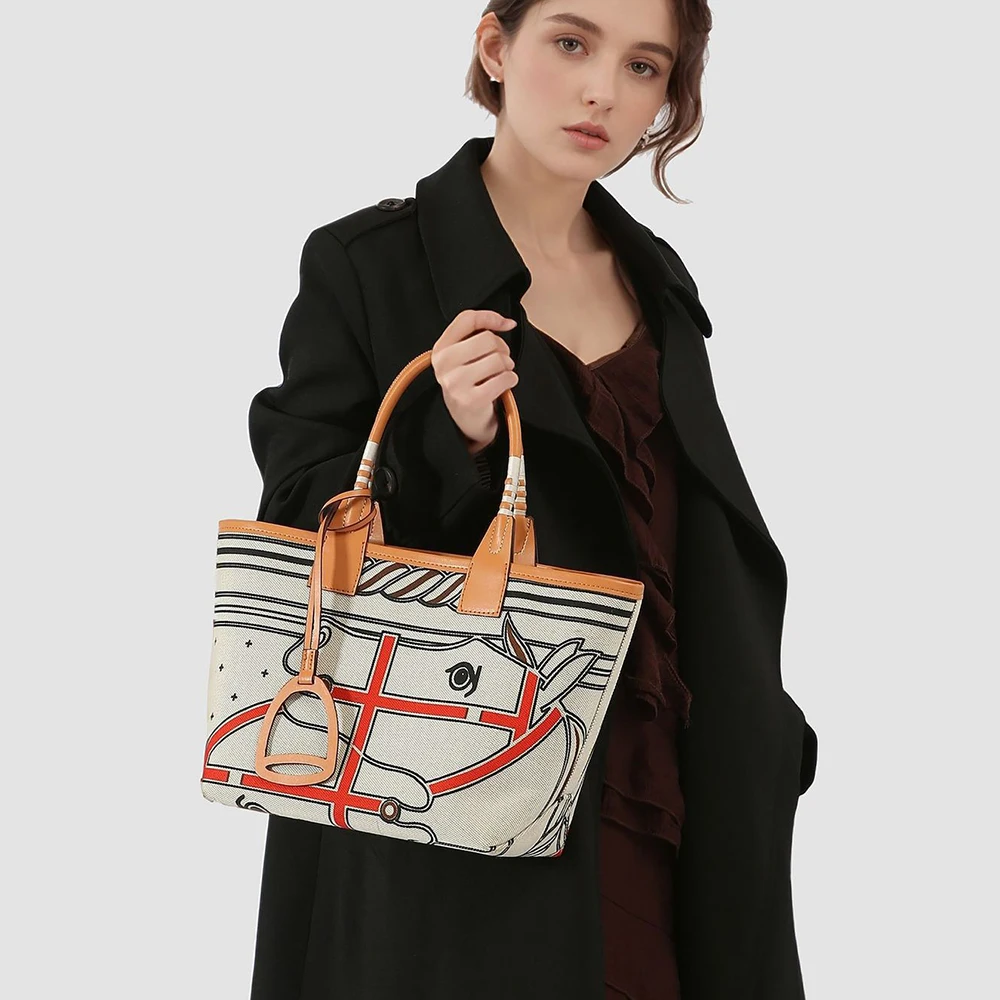 Practical Bag Women Canvas Tot - Tote Bag Canvas Print ulasan dan harga