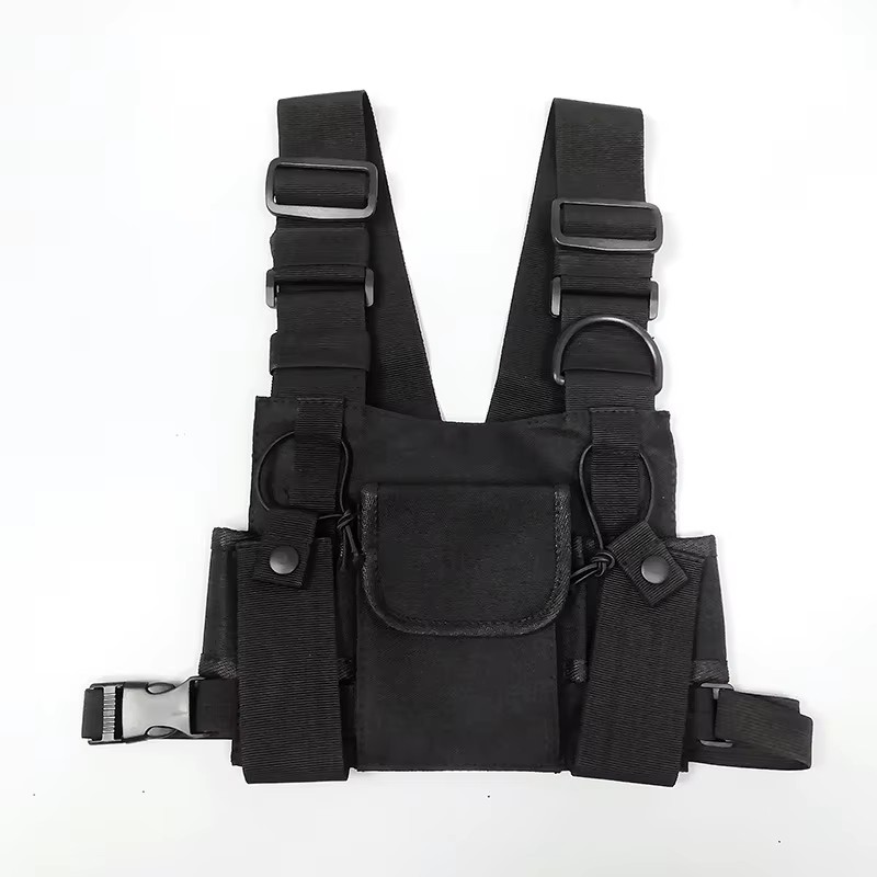 Functional Tactical Chest Bag  - Street Fashion Vest ulasan dan harga