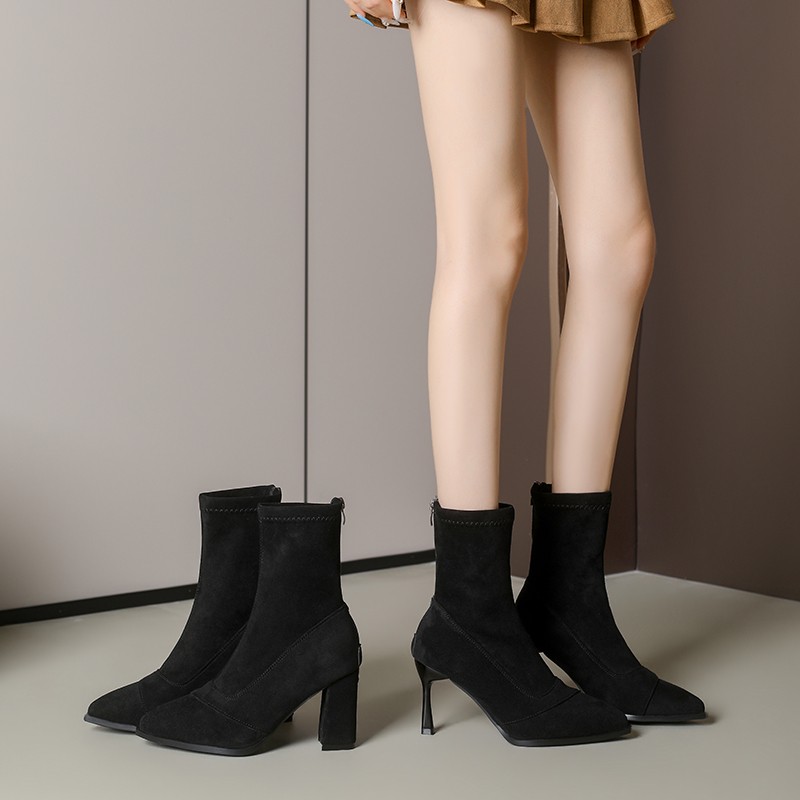 2026 New Simple Pointed Toe Su - Street Fashion Winter 2026 ulasan dan harga