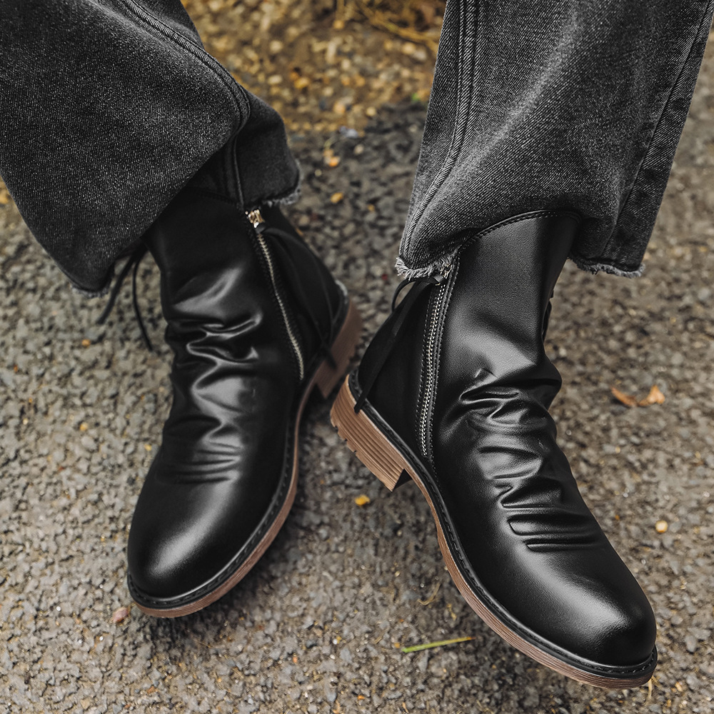 2026 Men's Genuine Leather Vin - Street Fashion Plus Size ulasan dan harga