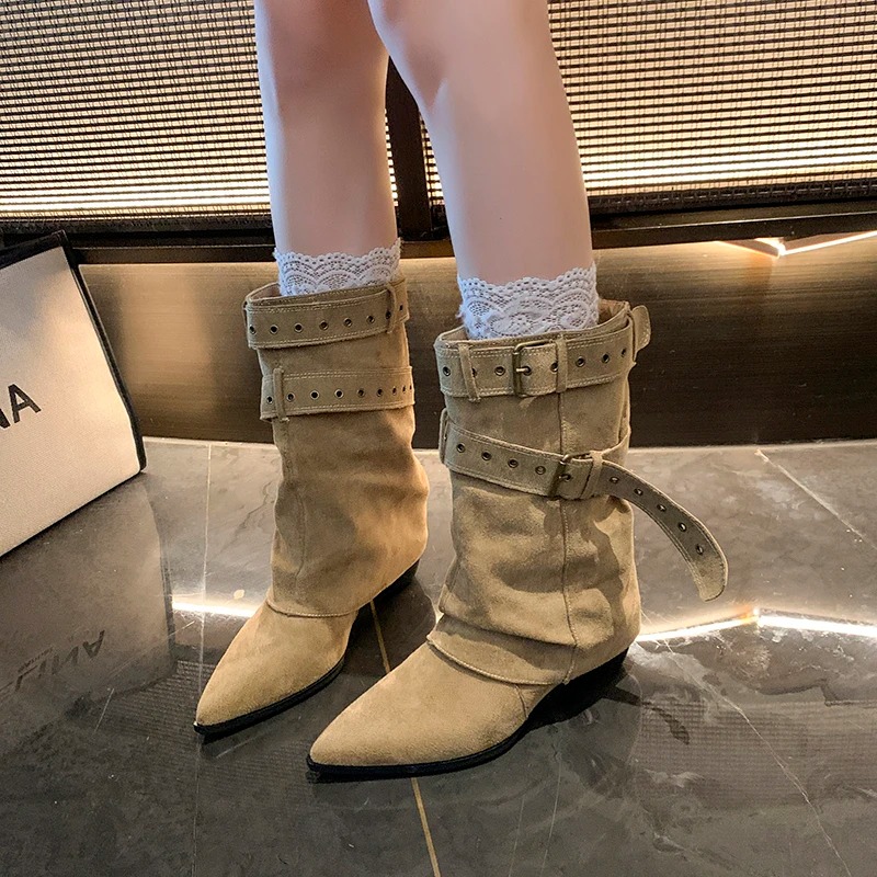 2025 Pointed Toe Women's Winte - Street Fashion Trends 2025 ulasan dan harga