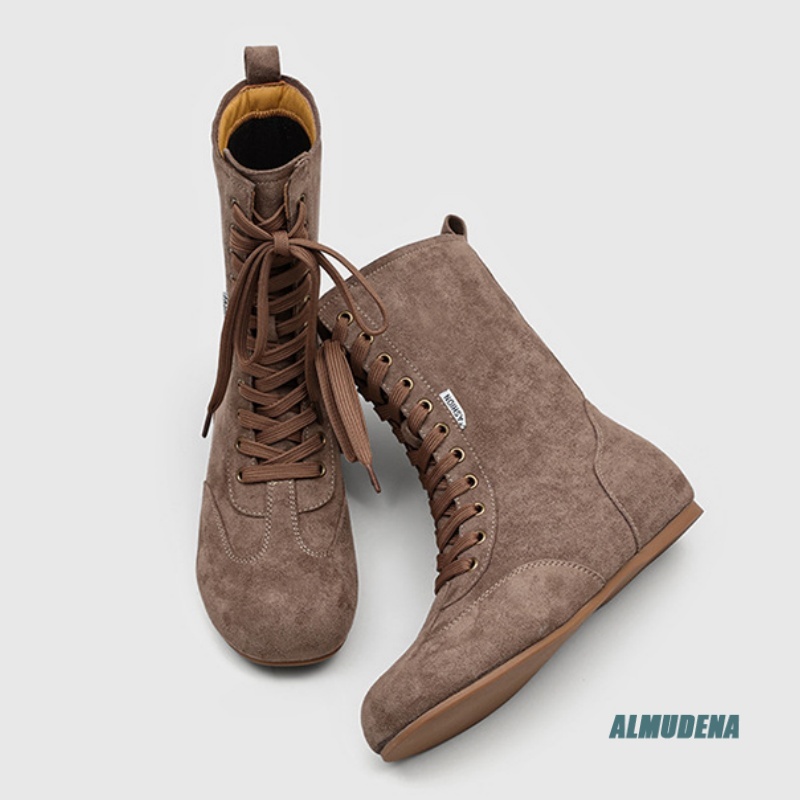 Men's Suede Mid-Calf Lace-Up B - Street Fashion Winter 2026 ulasan dan harga