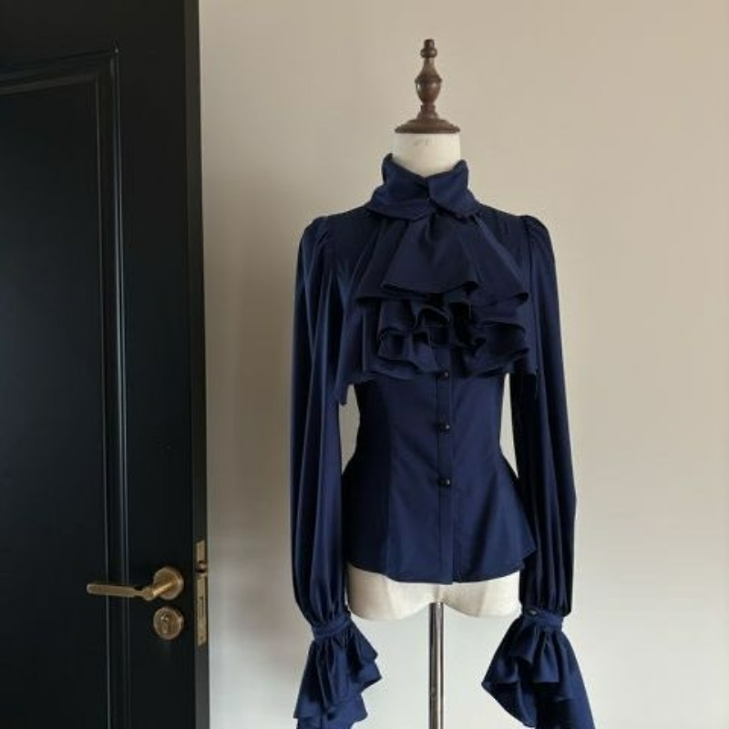 Japanese Style Long Sleeved Ru - Japanese Street Fashion Female ulasan dan harga