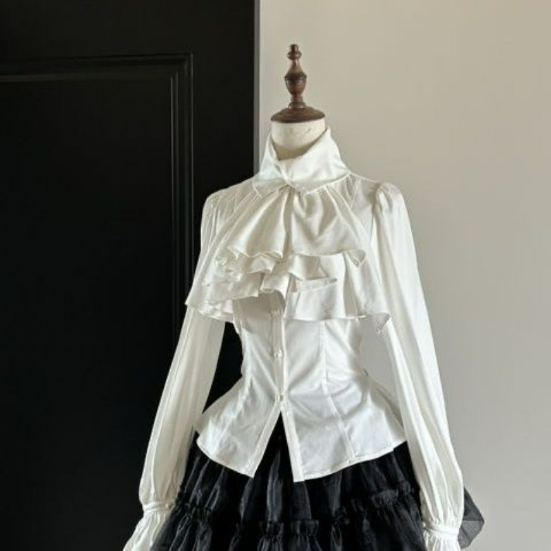 Japanese Style Long Sleeved Ru - Japanese Street Fashion Female ulasan dan harga