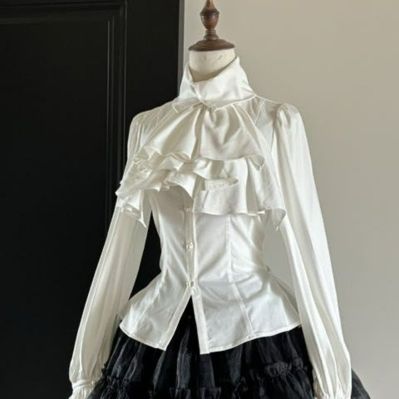Japanese Style Long Sleeved Ru - Japanese Street Fashion Female ulasan dan harga