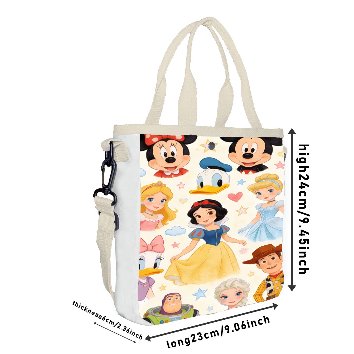 Multifunctional Princess Tote  - Tote Bag Canvas Print ulasan dan harga