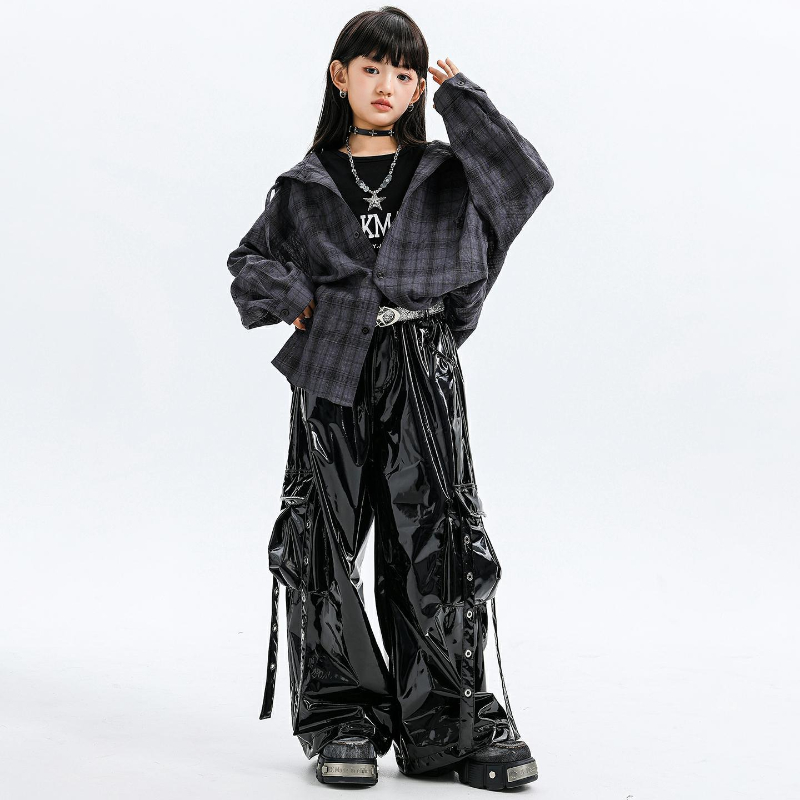 Girls Jazz Dance Costumes Hood - Street Fashion Outfit Girl ulasan dan harga
