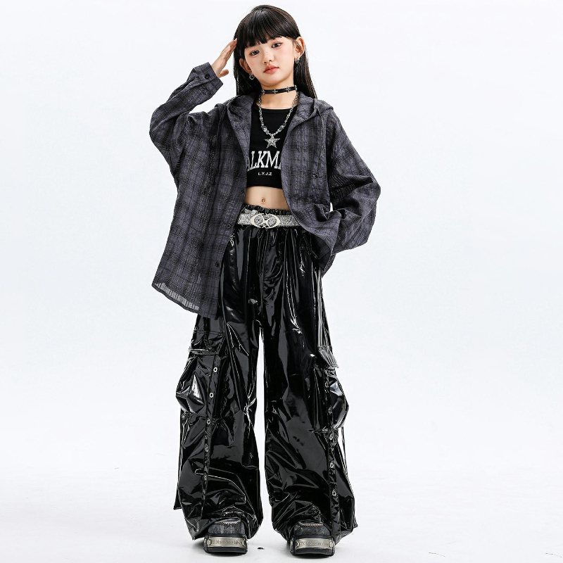 Girls Jazz Dance Costumes Hood - Street Fashion Outfit Girl ulasan dan harga