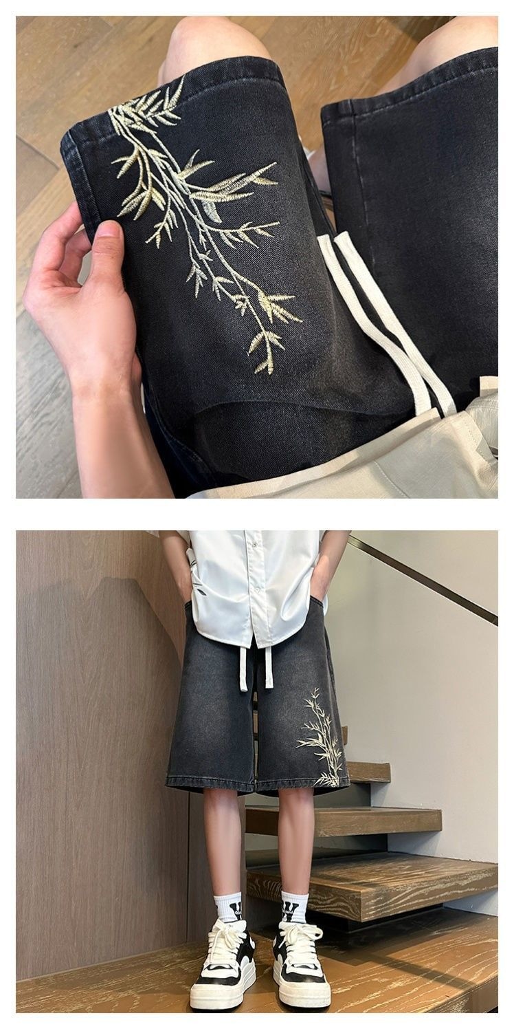 Men's 2026 Summer Retro Washed - Street Fashion Plus Size ulasan dan harga