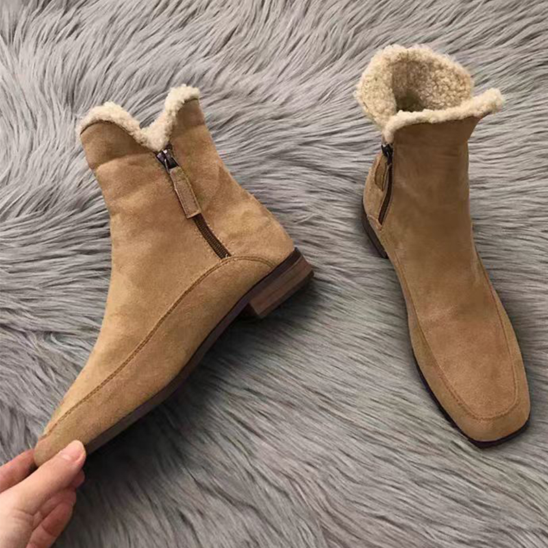 2026 New Fur Ankle Boots for W - Street Fashion Winter 2026 ulasan dan harga