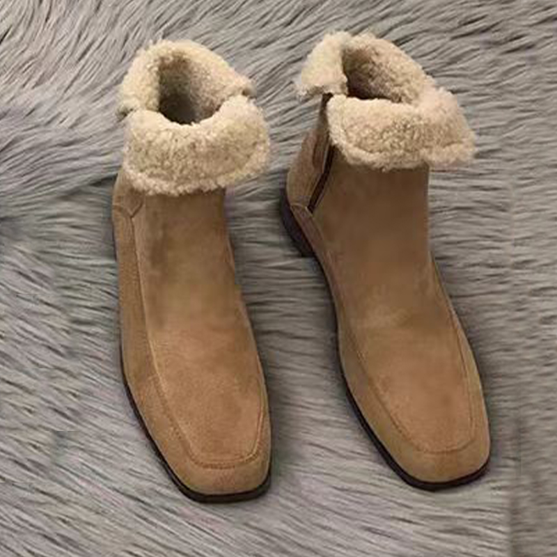 2026 New Fur Ankle Boots for W - Street Fashion Winter 2026 ulasan dan harga