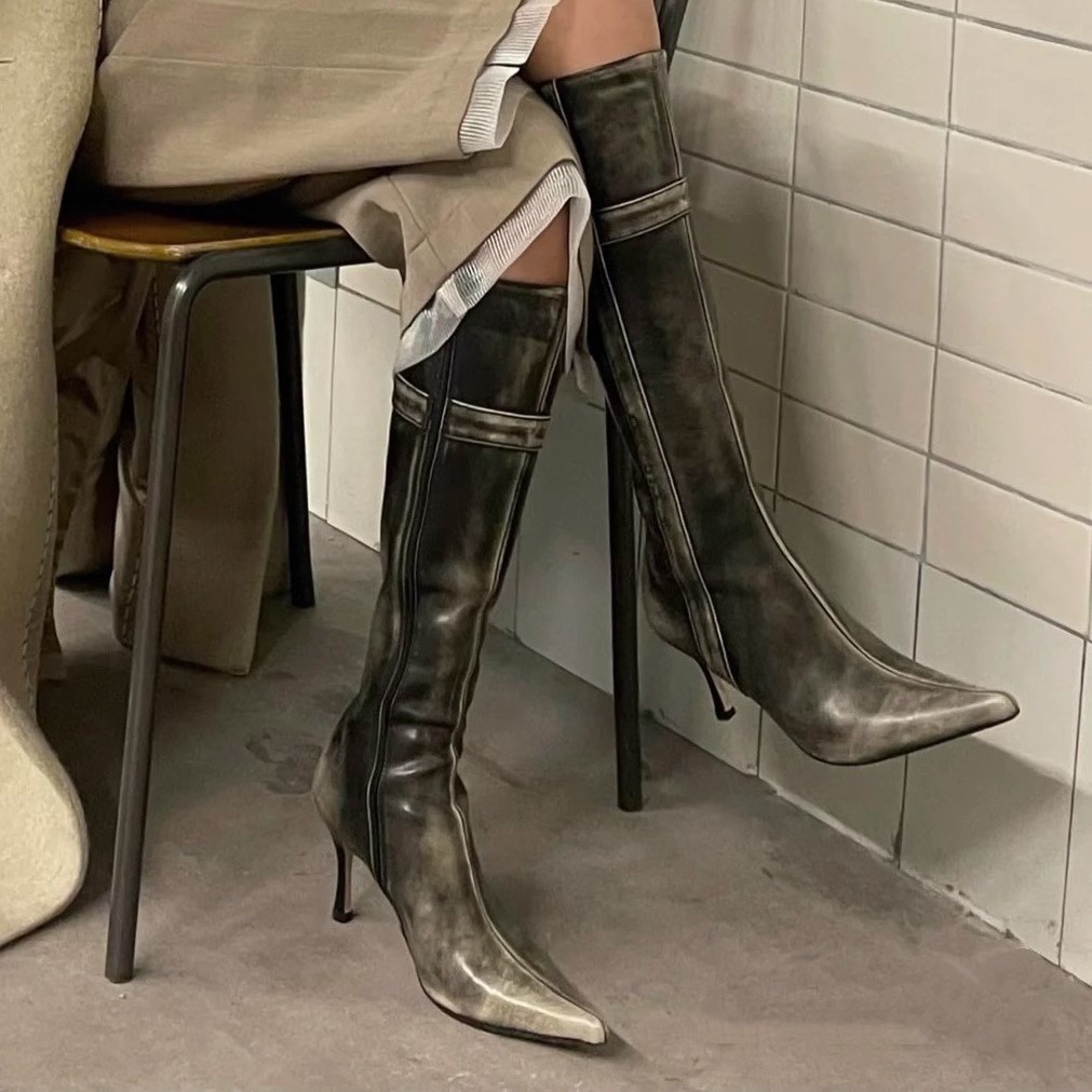 Sexy Designer Women High Boots - Street Fashion Designers ulasan dan harga