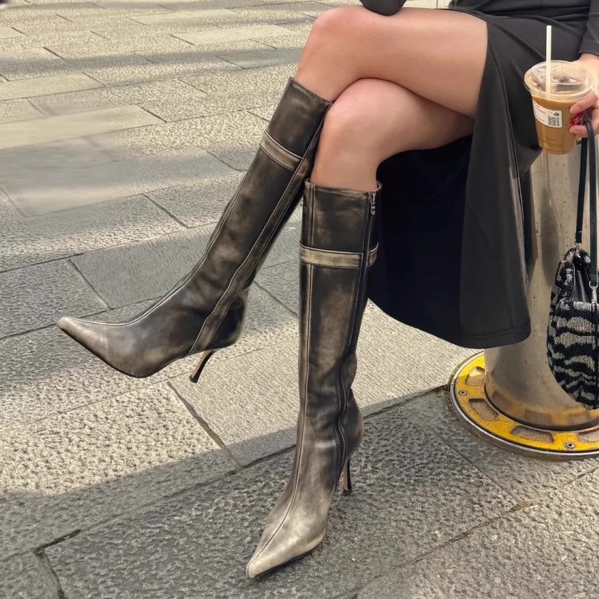 Sexy Designer Women High Boots - Street Fashion Designers ulasan dan harga
