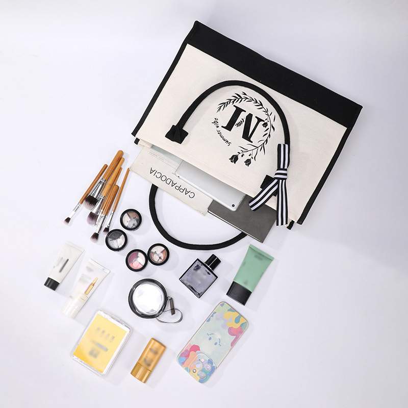 Leather letter print tote bag, - Tote Bag Canvas Print ulasan dan harga