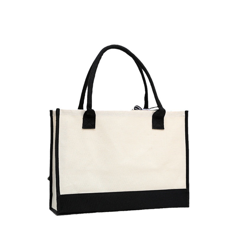 Leather letter print tote bag, - Tote Bag Canvas Print ulasan dan harga
