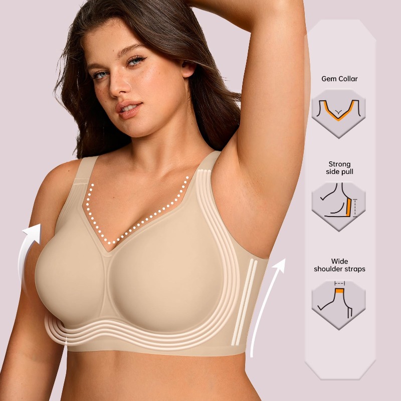 Plus Size Wireless Jelly Bra W - Street Fashion Women ulasan dan harga