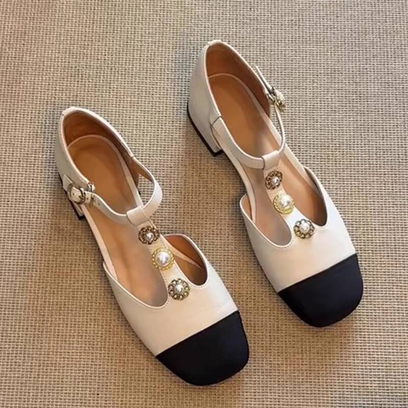 Women Square Toe Heeled Sandal - Street Fashion Women ulasan dan harga