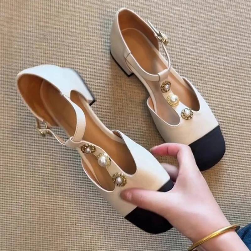 Women Square Toe Heeled Sandal - Street Fashion Women ulasan dan harga
