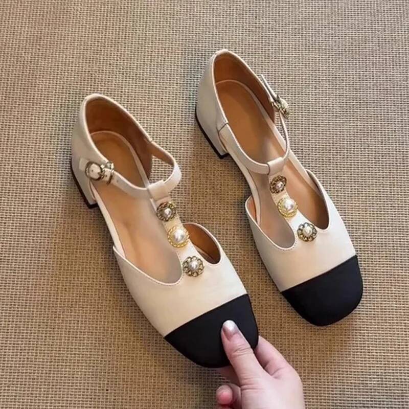 Women Square Toe Heeled Sandal - Street Fashion Women ulasan dan harga