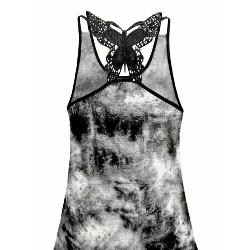 Plus Size 1XL-5XL Print Tank T - Street Fashion Plus Size ulasan dan harga