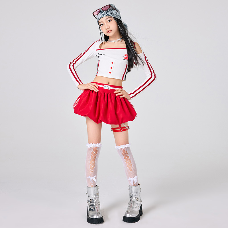 Girls Hip Hop Clothes White To - Street Fashion Outfit Girl ulasan dan harga