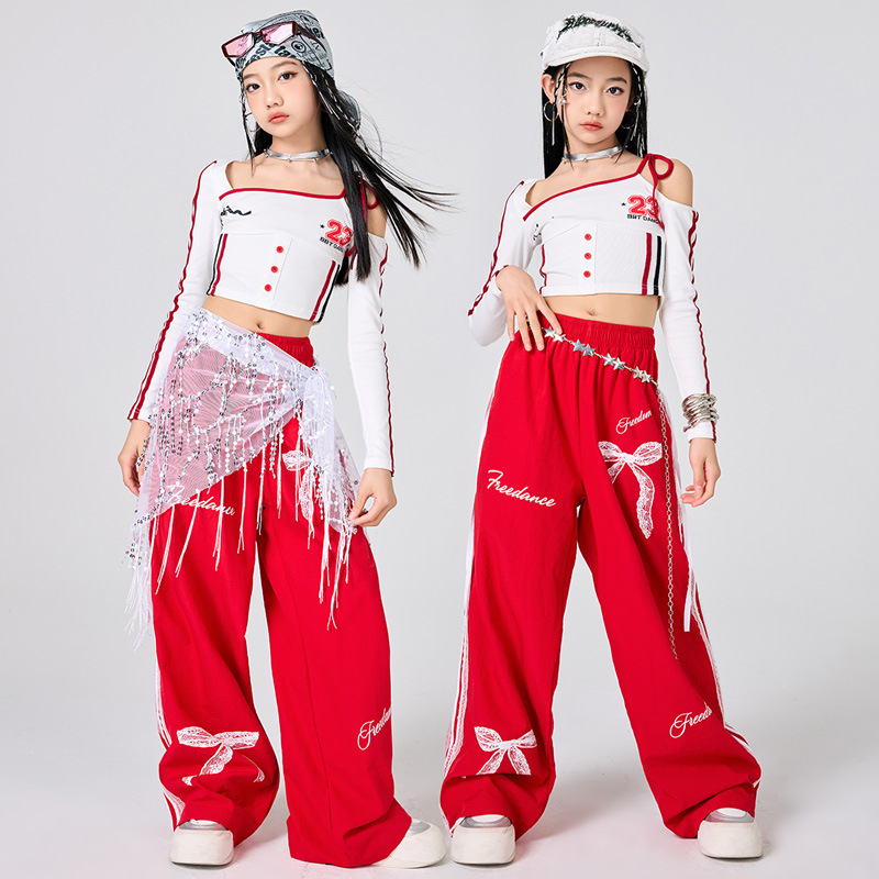 Girls Hip Hop Clothes White To - Street Fashion Outfit Girl ulasan dan harga