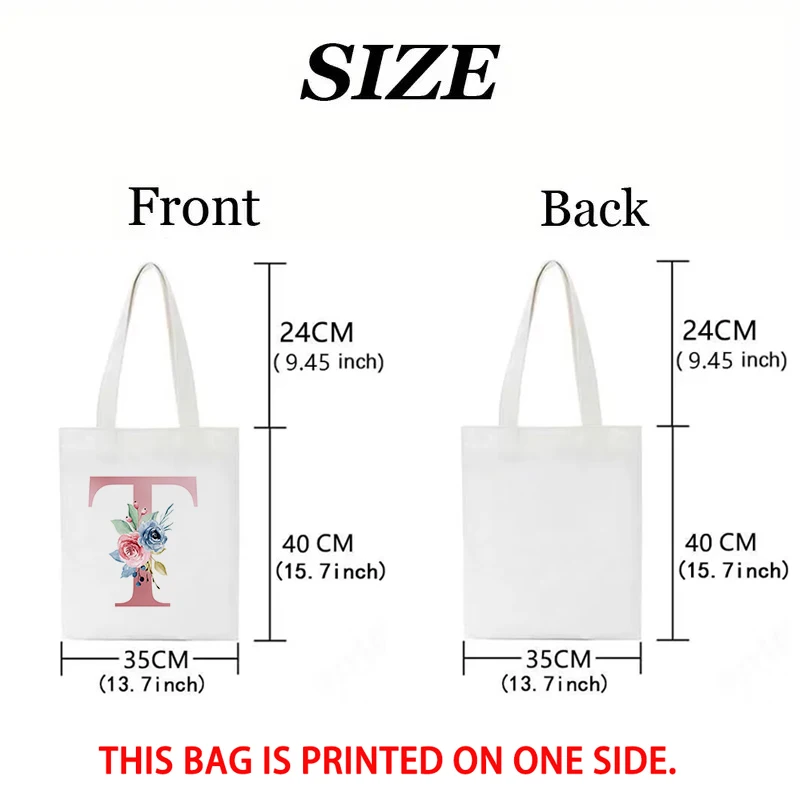 Music Note Heartbeat Printed C - Tote Bag Canvas Print ulasan dan harga