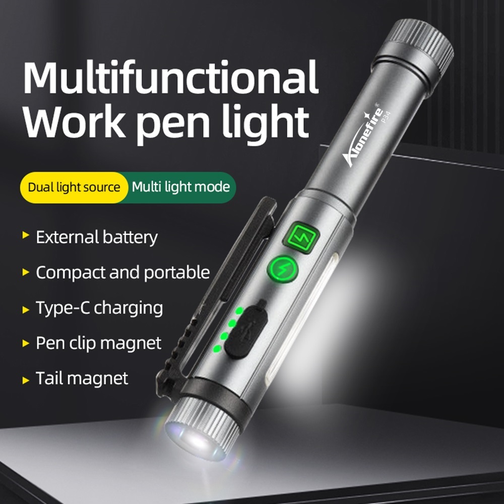 2-in-1 COB Pen Work Light LED  - Street Fashion Blog ulasan dan harga