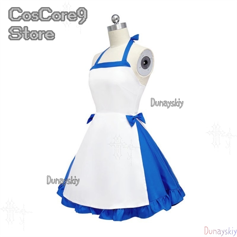 Blue Character Dress Zeno Summ - Japanese Street Fashion Female ulasan dan harga