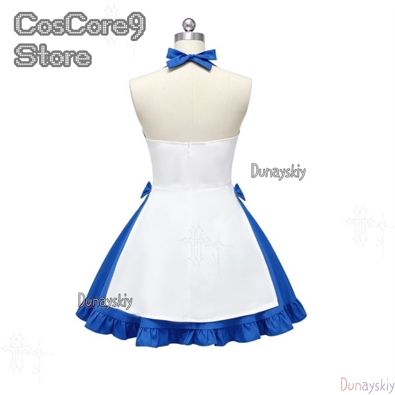 Blue Character Dress Zeno Summ - Japanese Street Fashion Female ulasan dan harga