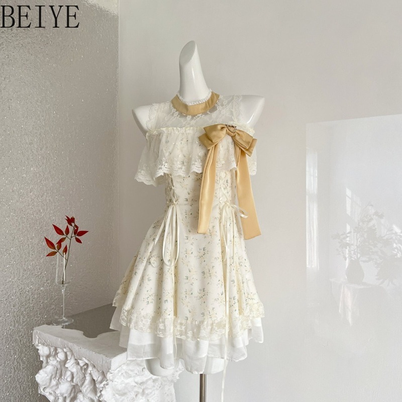 Clearly Tied Sweet Floral Lace - Japanese Street Fashion Female ulasan dan harga