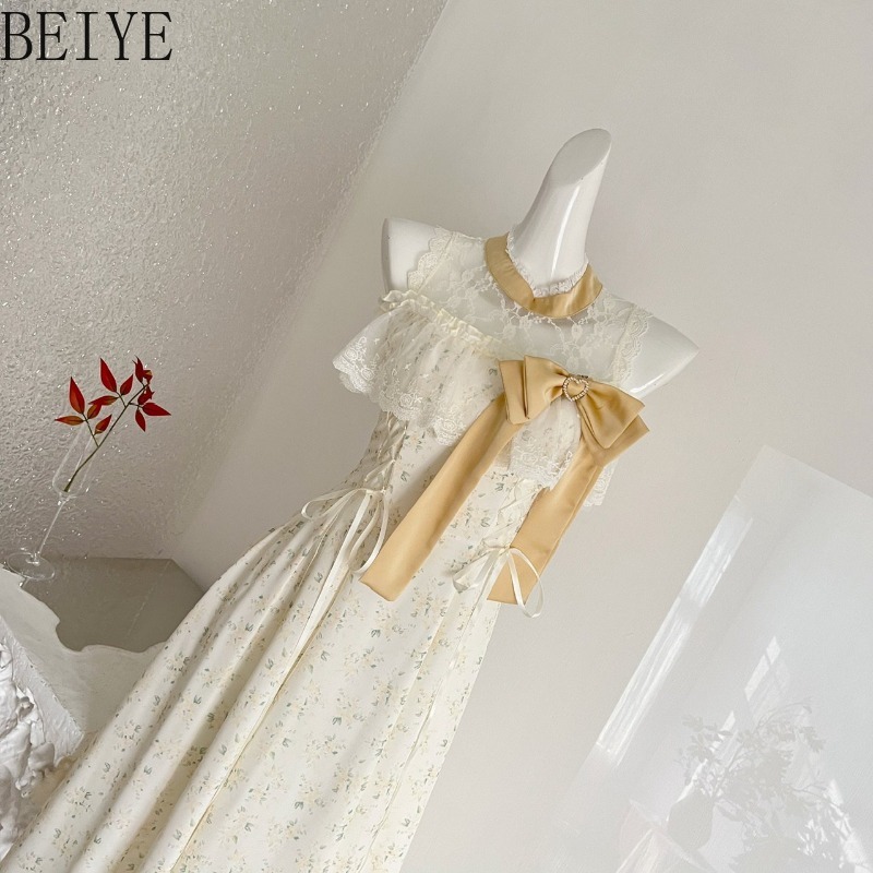 Clearly Tied Sweet Floral Lace - Japanese Street Fashion Female ulasan dan harga