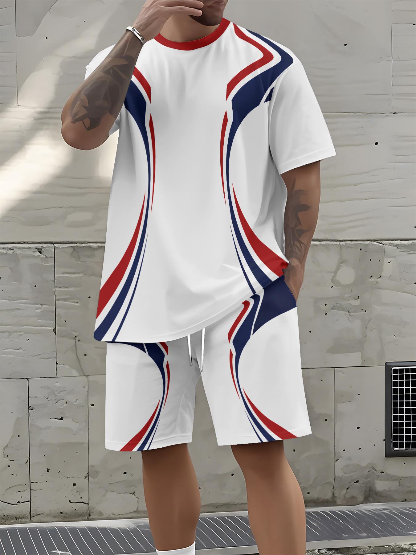2026 Summer New Men's Short-Sl - Street Fashion Designers ulasan dan harga