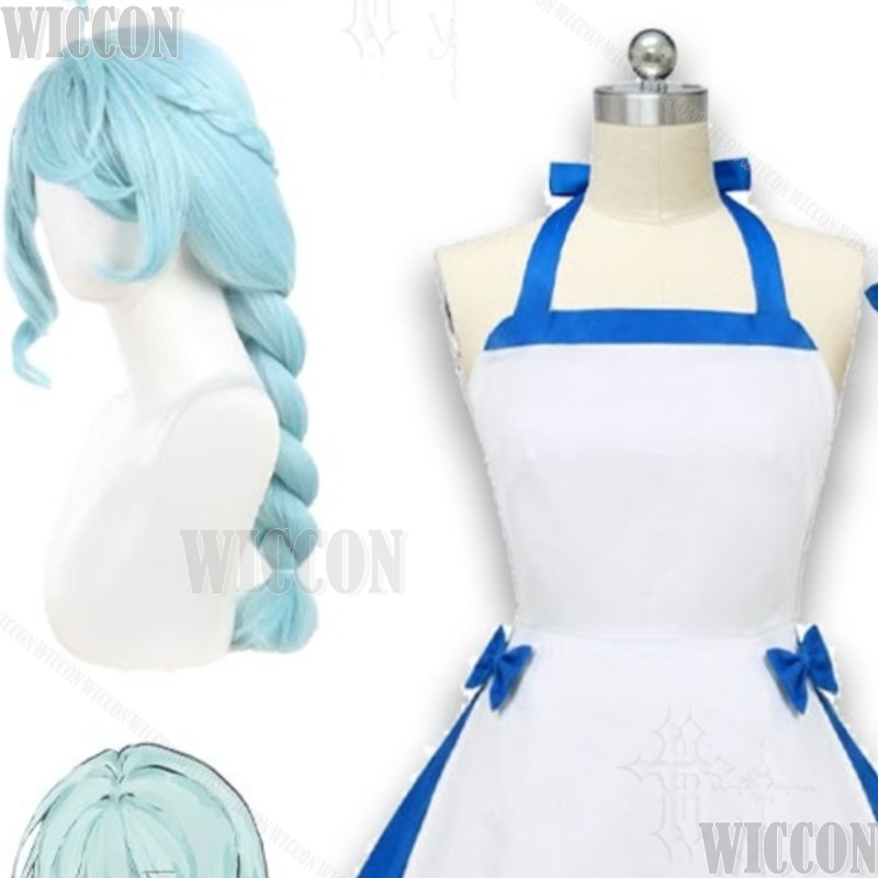 Blue Character Dress Zeno Summ - Japanese Street Fashion Female ulasan dan harga