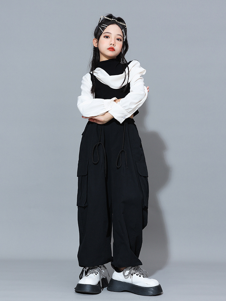 Girls K-pop Hip Hop Dance Crop - Street Fashion Outfit Girl ulasan dan harga