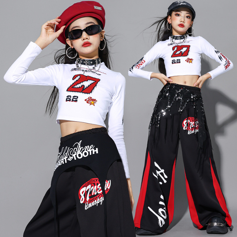 2025 Jazz Dance Clothes Girls  - Street Fashion Outfit Girl ulasan dan harga