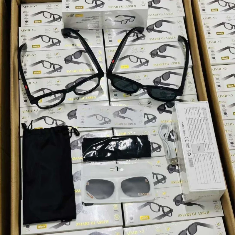 V3 Smart AI Bluetooth Sunglass - Street Fashion Photo ulasan dan harga